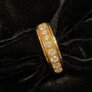 14K 9 Diamonds Gold Ring